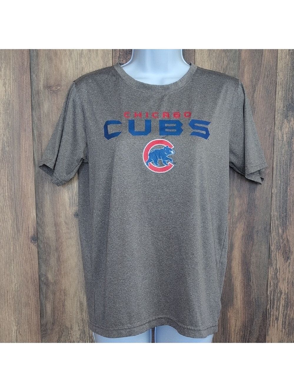 Genuine Merchandise Gray Chicago Cubs Tee Youth XL                      R122